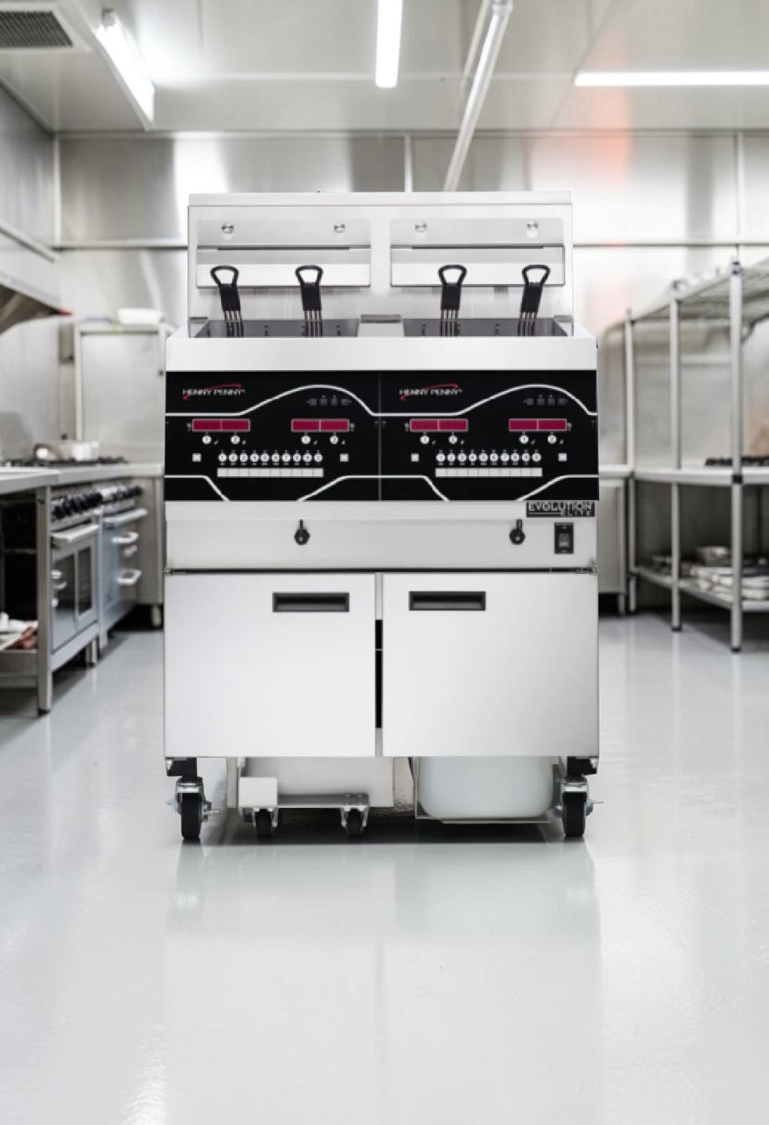 Exceptional Condition – Henny Penny EEG242.0_NAT – Evolution Elite® 2-Well Gas Open Fryer – 60 lb Total Capacity – ENERGY STAR® - Fully Tested & Operational!