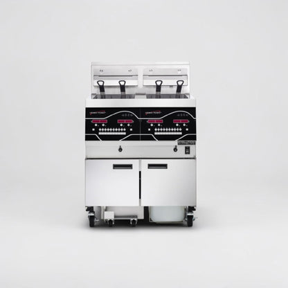 Exceptional Condition – Henny Penny EEG242.0_NAT – Evolution Elite® 2-Well Gas Open Fryer – 60 lb Total Capacity – ENERGY STAR® - Fully Tested & Operational!