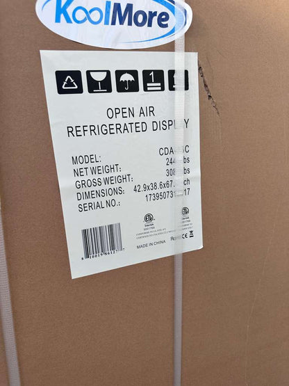 Brand New – Scratch & dent  - Koolmore Open Air Refrigerated Display Merchandiser