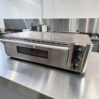 Elite Condition – Equipex SODIR PZ4302D – Countertop Electric Pizza Oven – Single Deck Fire Brick Stone Oven – 120V – 5700W – ETL Listed – Fully Tested & Operational!