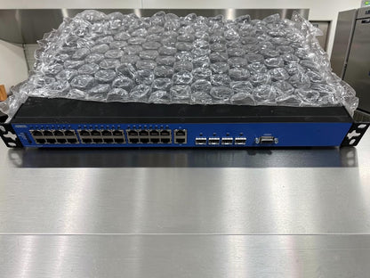 Dependable Condition – ADTRAN NetVanta 1234P 3rd Gen – 24-Port Fast Ethernet PoE Managed Switch – Quad Gigabit Uplinks – Fully Tested & Operational!