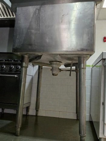 Premium Condition – One-Compartment Stainless Steel Commercial Kitchen Sink – Right-Side Drainboard – NSF – Fully Tested & Ready for Use!