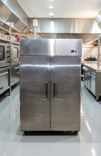 Prime Condition – Atosa MBF8002GR – Commercial Two-Door Reach-In Freezer – 44.5 Cu. Ft. – Top Mounted – Stainless Steel – 115V – Fully Tested & Operational!