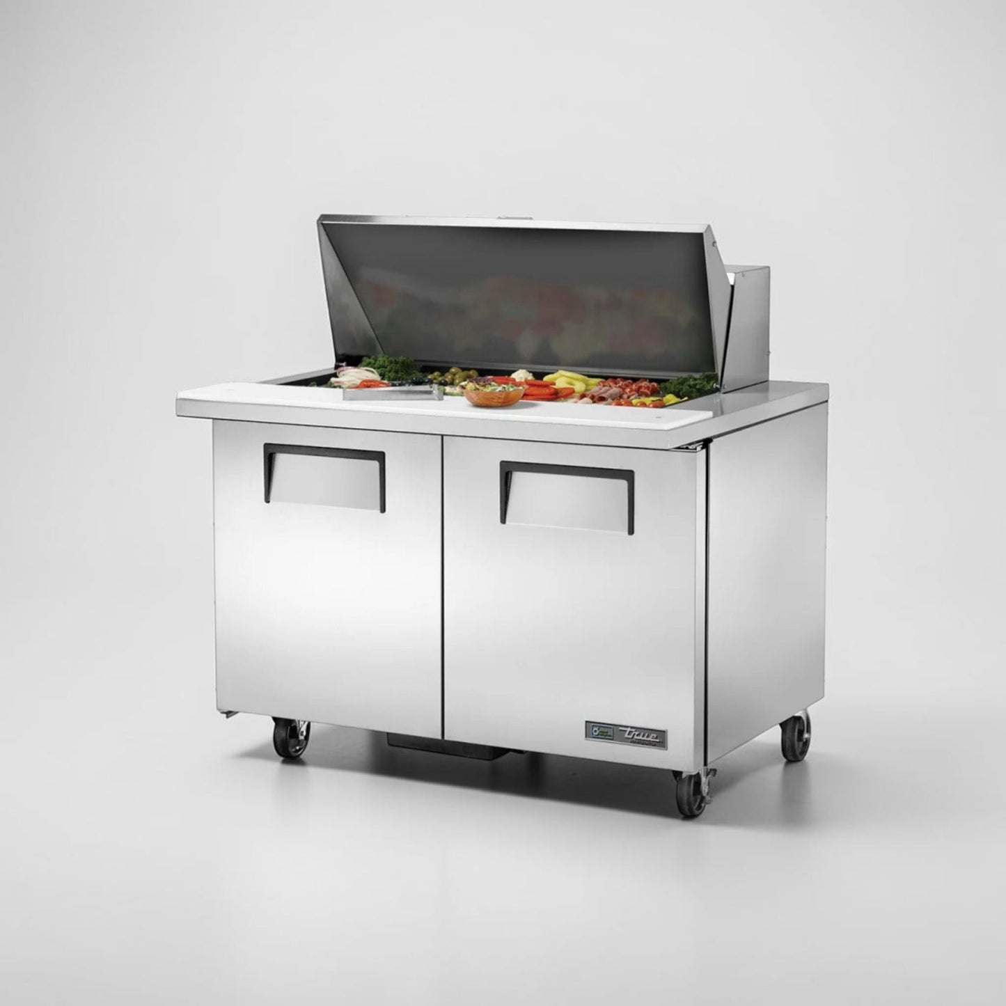 Outstanding Condition – True TSSU-48-18M-B-HC 48” Mega Top Sandwich / Salad Prep Table – Refrigerated Base – 115V – Fully Tested & Operational!