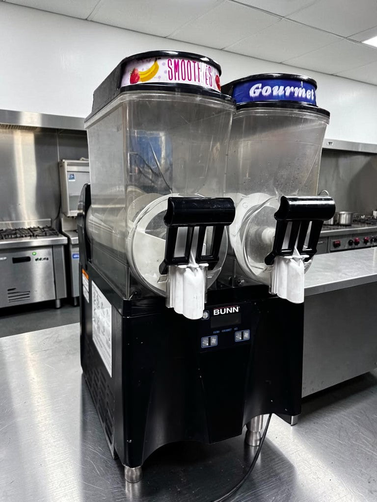 Prime Condition – BUNN Ultra-2 Black – Commercial Double 3-Gallon Slushy & Frozen Drink Machine – 120V – Fully Tested & Operational!