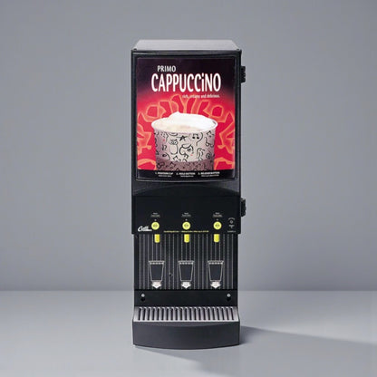 Exceptional Condition – Curtis PC-3D-10-01 / CAFEPC3CS10000 – Commercial Cappuccino Dispenser – 3 Flavor Stations – 120V – Fully Tested & Operational!