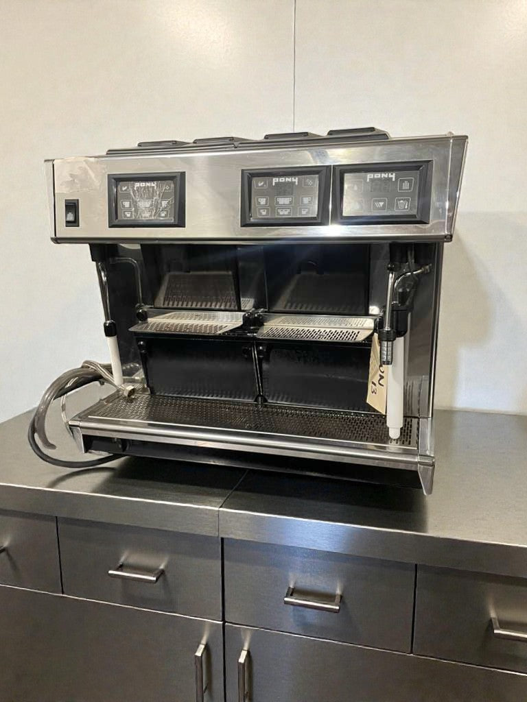 Refined Condition – Astoria CMA PONY 2-Group Commercial Espresso Machine – 208V – Fully Tested & Working!