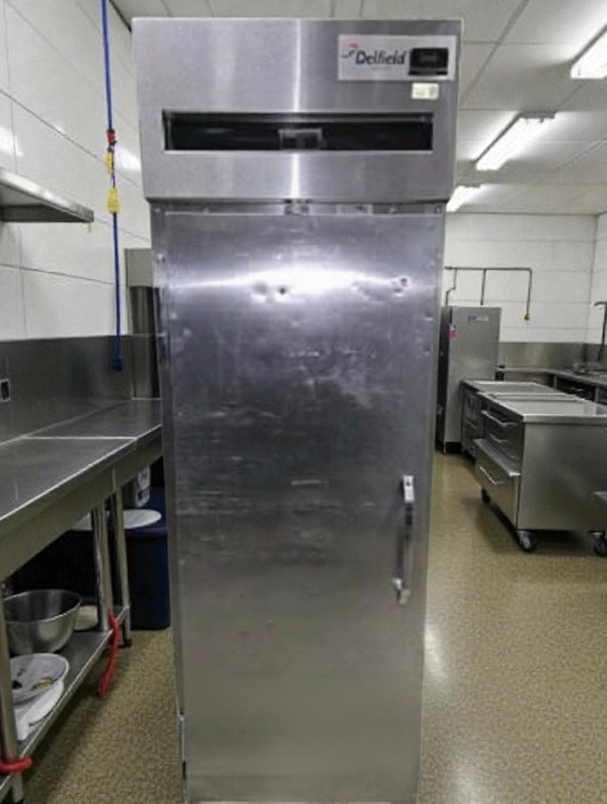 Premium Condition – Delfield Commercial Single Door Reach-In Refrigerator – Stainless Steel – Fully Tested & Operational!