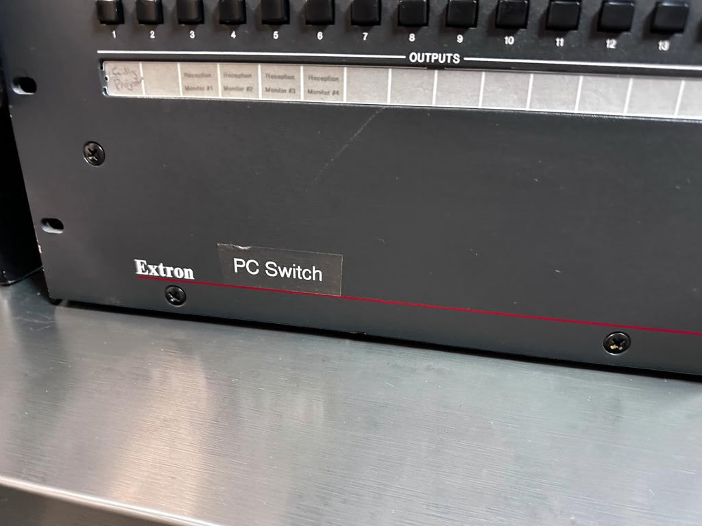 Dependable Condition – Extron CrossPoint Plus 1616 HVA – 16×16 RGBHV & Stereo Audio Matrix Switcher – 425 MHz – Fully Tested & Operational!