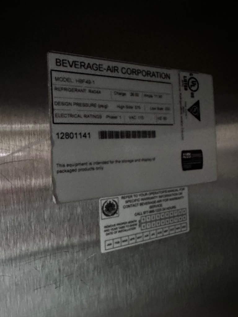 High-Quality Condition – Beverage-Air HBF49-1 Horizon Series – 52" Two-Section Solid-Door Reach-In Freezer – 46.2 Cu. Ft. – Bottom-Mounted Refrigeration – 115V – Fully Tested & Operational!