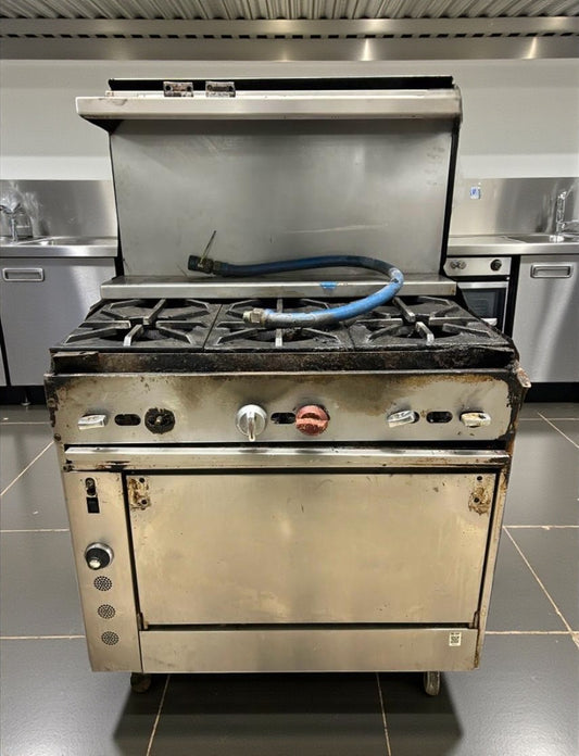 Immaculate Condition – JADE 36" Commercial Gas Range w/ Oven – Natural Gas – Fully Tested & Working!