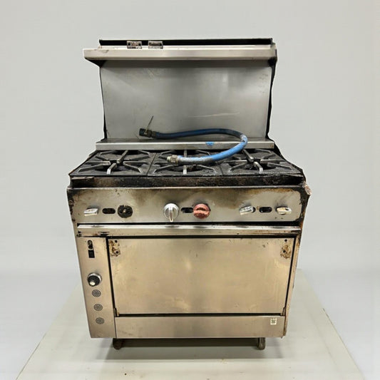 Immaculate Condition – JADE 36" Commercial Gas Range w/ Oven – Natural Gas – Fully Tested & Working!