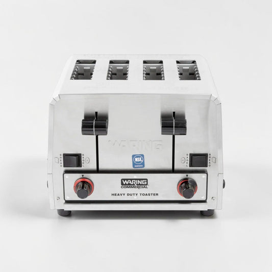 Elite Condition – Waring WCT850 4-Slice Heavy Duty Commercial Toaster – Bread & Bagel Dual Control – 208V – Fully Tested & Operational!