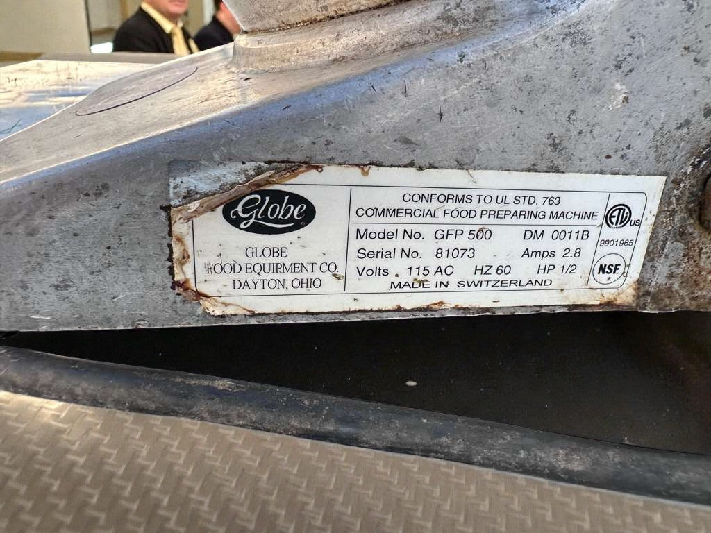 Excellent Condition – Globe GFP-500 – Commercial Food Preparing Machine – 115 V – NSF & UL – Fully Tested & Working!