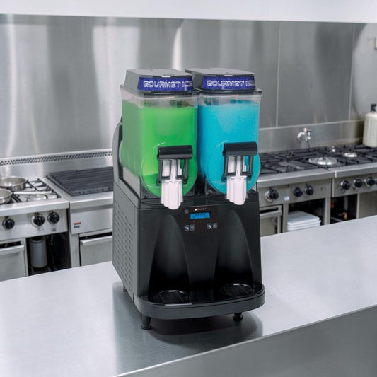 Prime Condition – BUNN Ultra-2 Black – Commercial Double 3-Gallon Slushy & Frozen Drink Machine – 120V – Fully Tested & Operational!