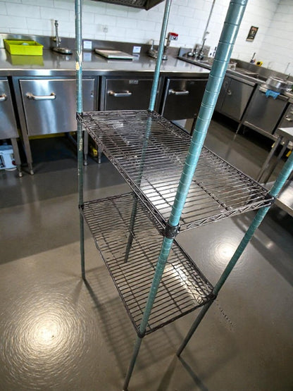 Excellent Condition – Commercial Wire Shelving Rack – 4-Tier – Heavy-Duty – NSF Style – Fully Inspected & Ready for Use!