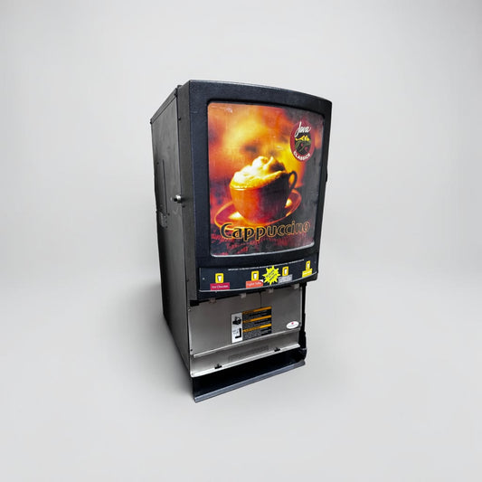 Outstanding Condition – Grindmaster PIC4 – Commercial 4-Flavor Cappuccino & Hot Powder Beverage Dispenser – 3.5-Gallon Tank – 120V – NSF & UL Listed – Fully Tested & Operational!