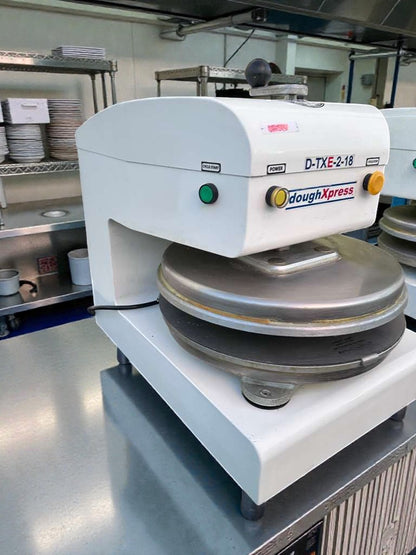 Premium Condition – DoughXpress D-TXE-2-18W LV – Commercial Electric Dough Press – 18" – Made in USA – Fully Tested & Working!