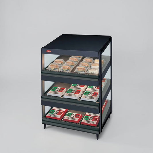 Dependable Condition – Hatco GRSDS-24T Glo-Ray® – 24" Triple-Shelf Open Heated Merchandiser – Infrared Heat – 120V – NSF Listed – Fully Tested & Operational!