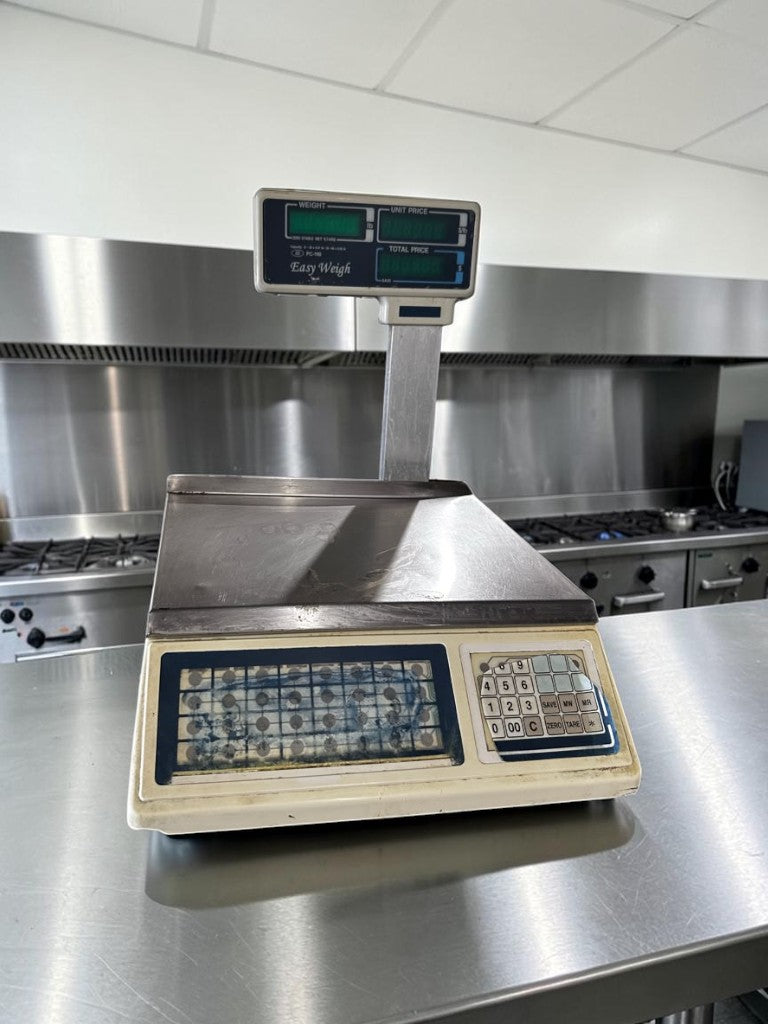 Dependable Condition – Skyfood PC-100-PL – 10" Stainless Steel Price Computing Scale with Pole Display – 60 lb Capacity – 115V – Fully Tested & Operational!