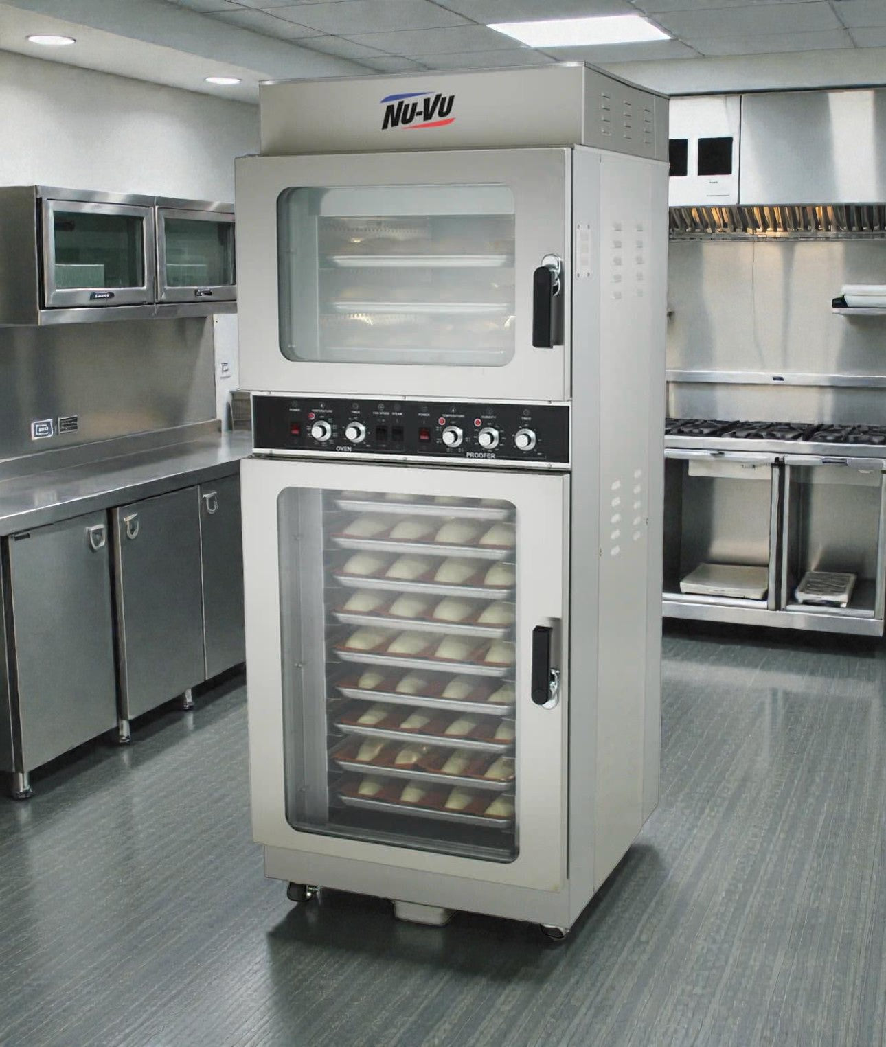 Exceptional Condition – Nu-Vu OP-4/8M Electric Convection Oven & Proofer Combo – 208V / Single Phase – Fully Tested & Working!