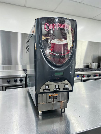 First-Class Condition – Bunn iMIX-3S+ 38600.0300 – 3-Hopper Hot Cappuccino / Powdered Beverage Dispenser – 120V – NSF & ETL Listed – Fully Tested & Operational!