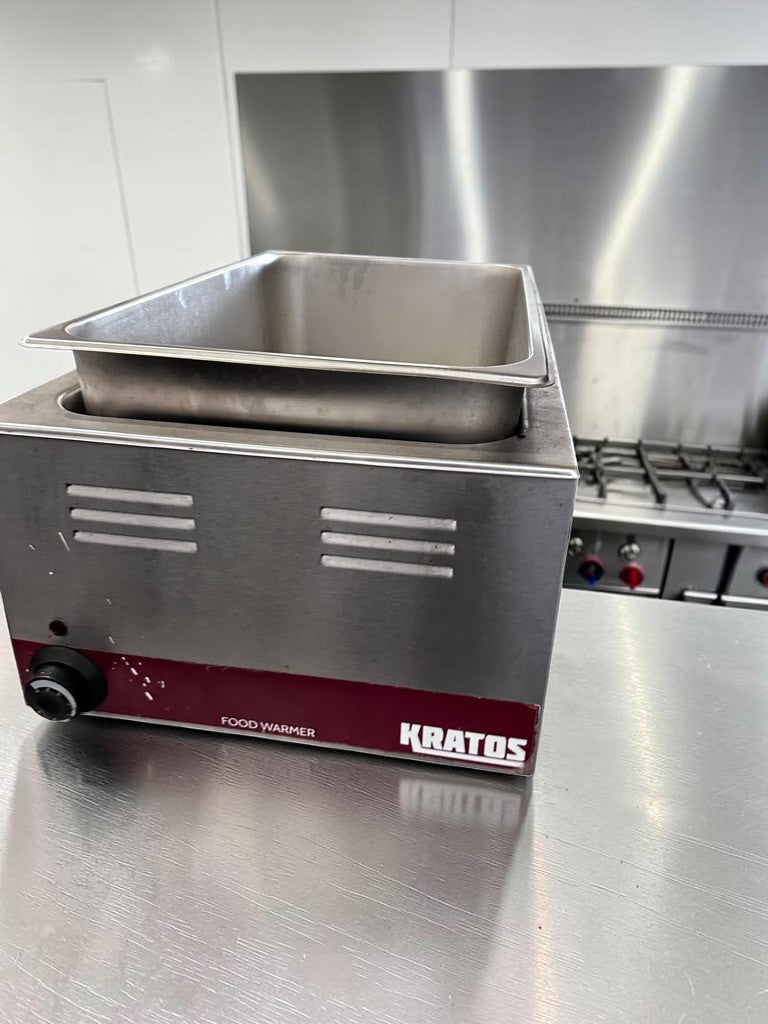 Superior Condition – Kratos 28W-600 – Full-Size 12″ × 20″ Countertop Food Warmer with Angled Display Adapter – 120V – 1200W – Fully Tested & Operational!
