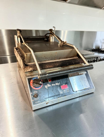 Superb Condition – Star Pro-Max 14" Two-Sided Panini Grill – Commercial Sandwich Press – UL & NSF Certified - Fully Tested & Operational!