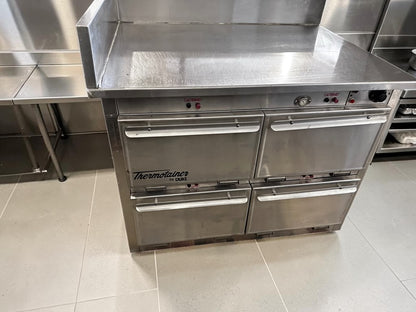 Elite Condition – Duke 1304 Thermotainer – Four-Compartment Hot Food Storage Unit – Stainless Steel Worktop – 208V, Three Phase – UL & NSF Listed – Fully Tested & Operational!