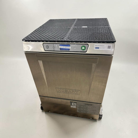 Dependable Condition – Hobart LXEH – 24" High-Temperature Undercounter Dishwasher with Rinse Pump – 32 Racks per Hour – 120/208–240V – NSF & UL Listed – Service Required!