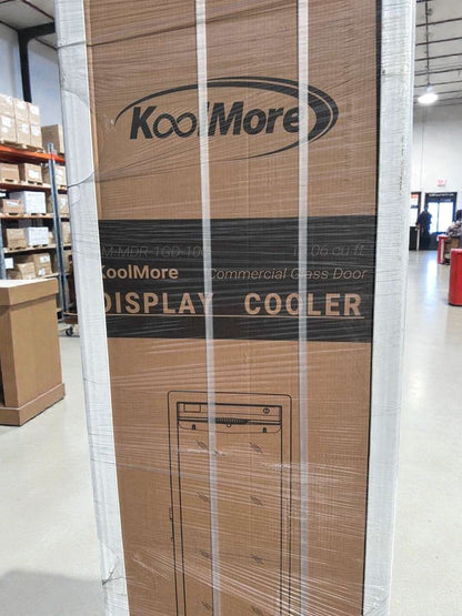 Brand New – KoolMore Commercial Glass Door Display Refrigerator (Scratch & Dent)