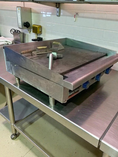 Excellent Condition – Imperial Range ITG-36NG – Commercial Countertop Gas Griddle – 36 in – 90,000 BTU – UL Listed – Fully Tested & Operational!