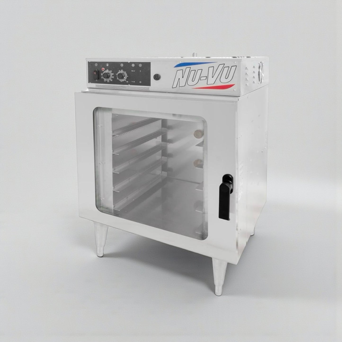 Outstanding Condition – Nu-Vu RM-5T Single-Deck Countertop Convection Oven with Mobile Stand – 208V / 3 Phase – Fully Tested & Working!