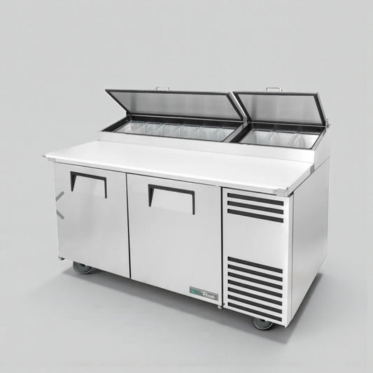 Refined Condition – True TPP-67 Commercial Sandwich / Pizza Prep Table – 115V – Fully Tested & Working