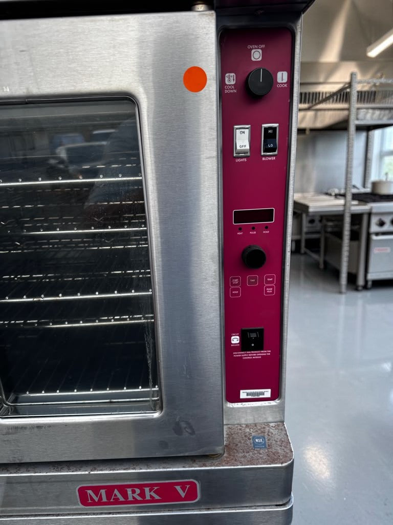 Exceptional Condition – Blodgett MARK V-100 DBL – 38" Double-Deck Electric Convection Oven – 220/240V, Single Phase – ENERGY STAR® – Fully Tested & Operational!
