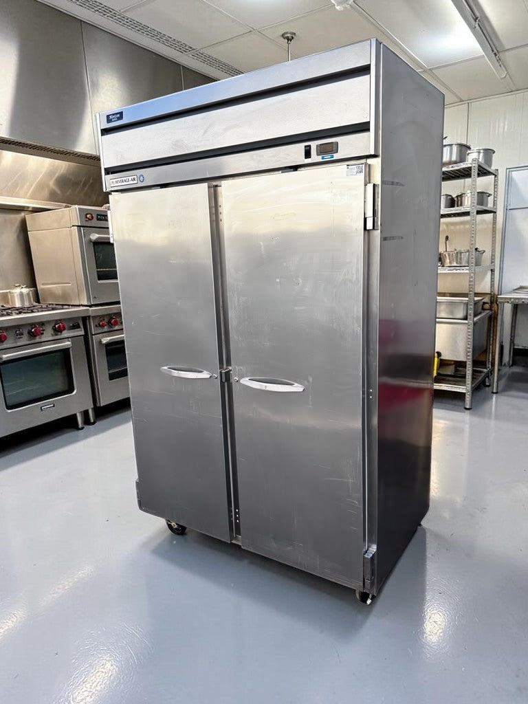 Superior Condition – Beverage-Air HFP2-1S Horizon Series – 52" Two-Door Reach-In Freezer – R404A – 115V – ENERGY STAR – Fully Tested & Operational!