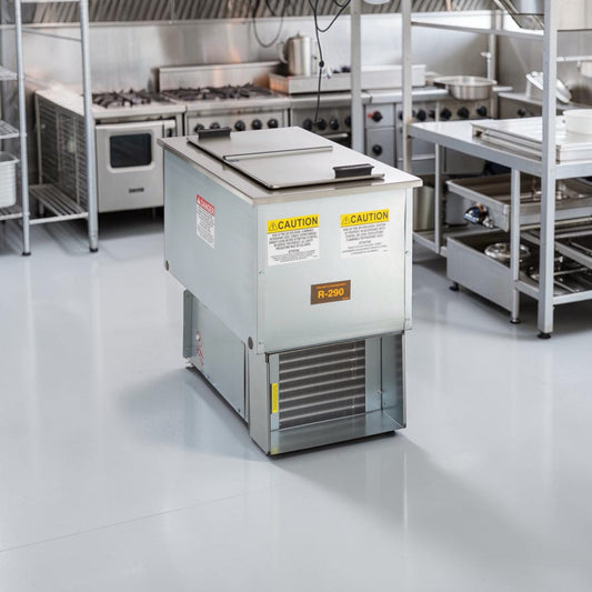 Pristine Condition – Delfield N225P – 6-Gallon Drop-In Ice Cream Dipping Freezer – Dual Stainless Steel Folding Lids – Self-Contained Refrigeration – 115V – NSF & UL Listed – New!