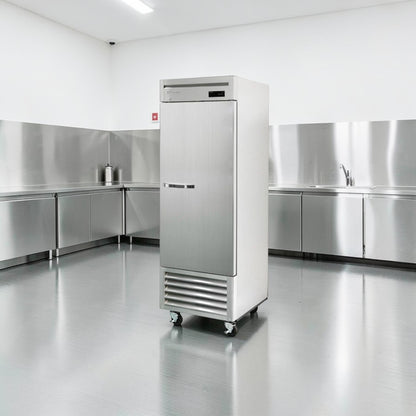 Elite Condition – Blue Air BSR23-HC Commercial Reach-In Refrigerator – 26” Stainless Steel – Bottom Mount – Fully Tested & Operational!