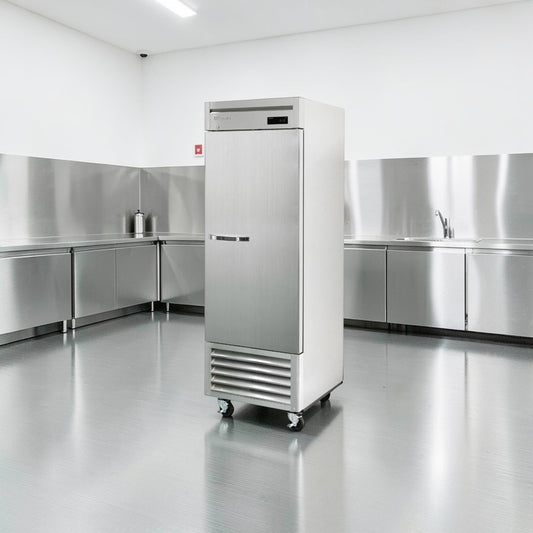 Elite Condition – Blue Air BSR23-HC Commercial Reach-In Refrigerator – 26” Stainless Steel – Bottom Mount – Fully Tested & Operational!