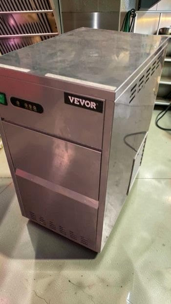 Remarkable Condition – VEVOR SZB-20 – Commercial Freestanding Ice Maker – Stainless Steel – 110-120V – 270W – Self-Contained Ice Machine – Fully Tested & Operational!