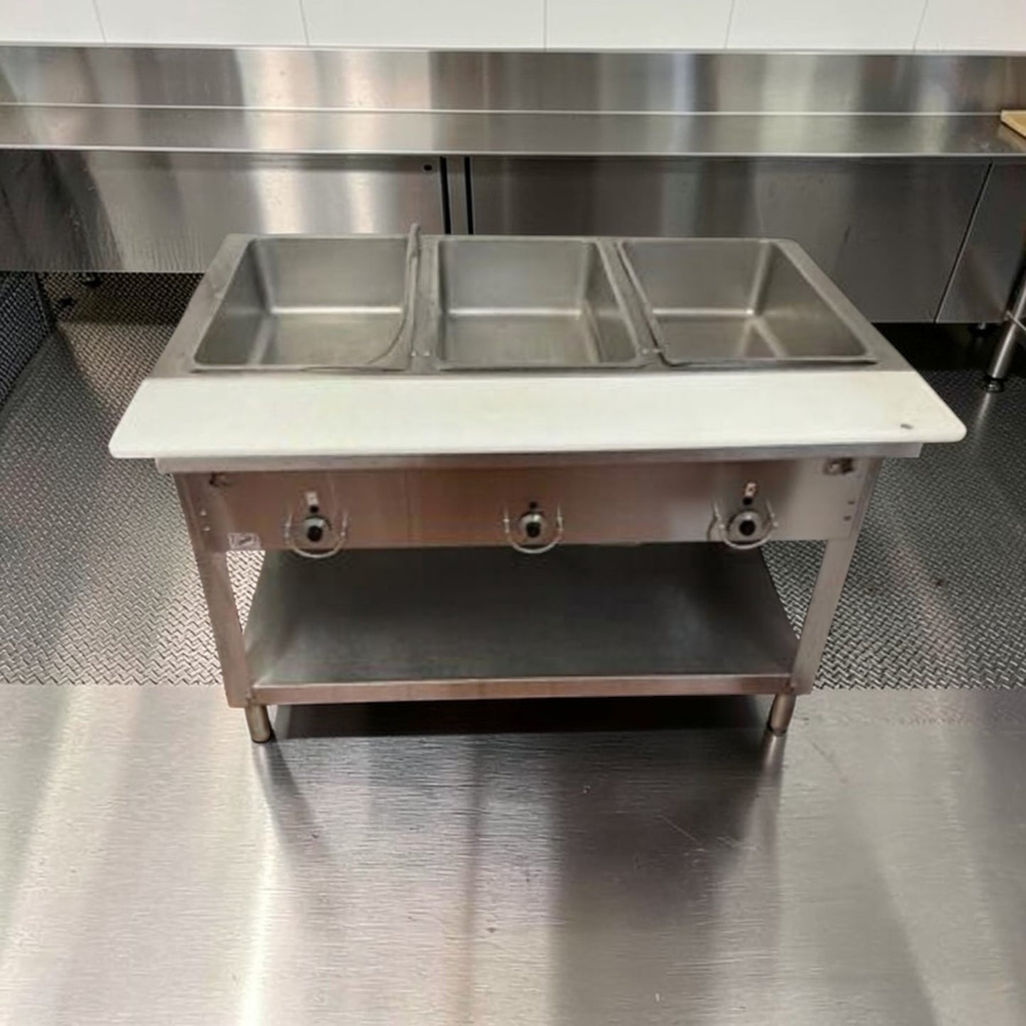 Superior Condition – Duke E303 Aerohot Electric 3 Compartment Steam Table – Stainless Steel Commercial Food Warmer – Fully Tested & Operational!