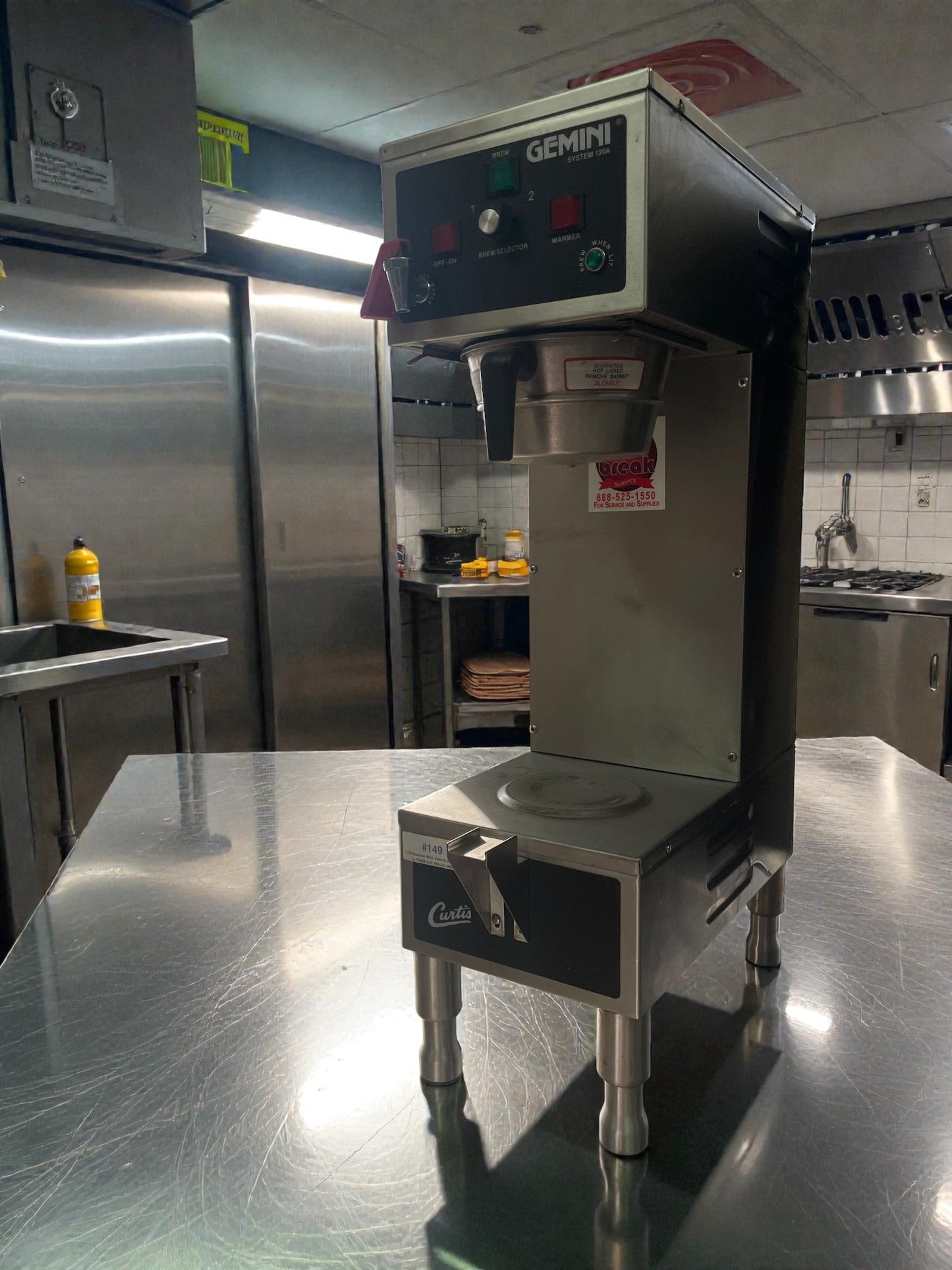 Immaculate Condition – Curtis GEM-120A Commercial Coffee Brewer – 115V / Single Phase – Fully Tested & Working!