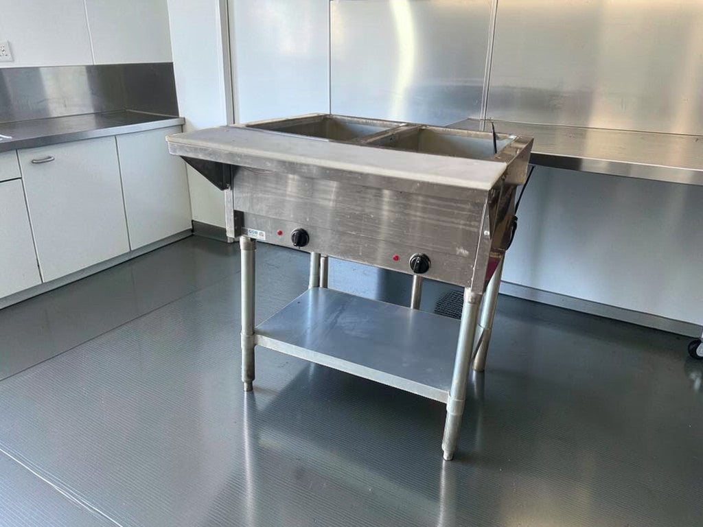 Exceptional Condition – GSW ST-2WOE-12 – Commercial Electric Steam Table – 2-Well Food Warmer – ETL Listed – Fully Tested & Operational!