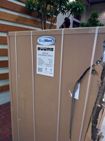 Brand New – Scratch & dent  - Koolmore Open Air Refrigerated Display Merchandiser