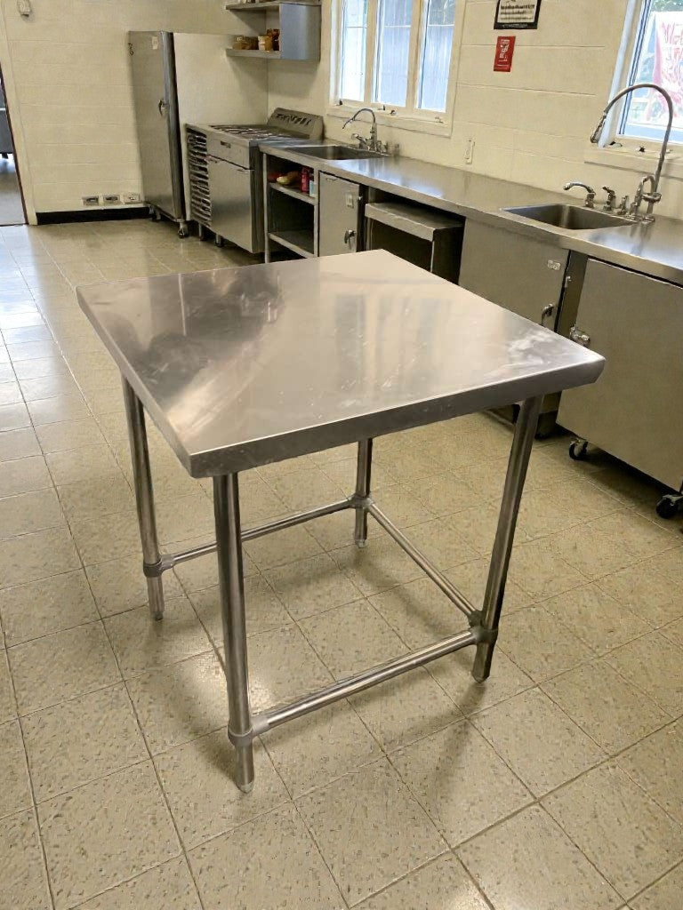 Superb Condition – Stainless Steel Commercial Prep Table – Heavy-Duty – Fully Inspected
