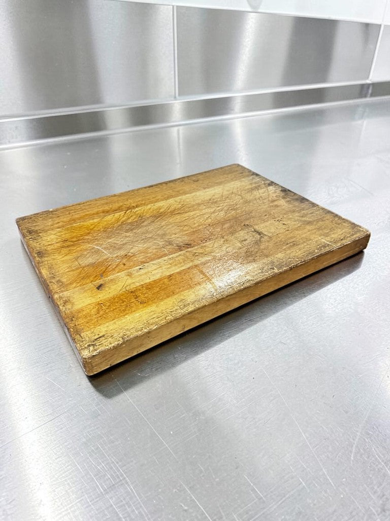 Dependable Condition – Large Maple Butcher Block Cutting Board – Approx. 24" x 18" Chef’s Wood Prep Board with Non-Slip Feet – Ready for Restaurant Use!