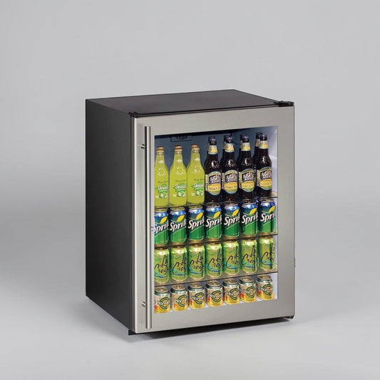 Elite Condition – U-Line U-1075BEVS-00 – 24" Undercounter Beverage Center – 5.6 Cu. Ft. – Dual Temperature Zones – Glass Door – Fully Tested & Operational!