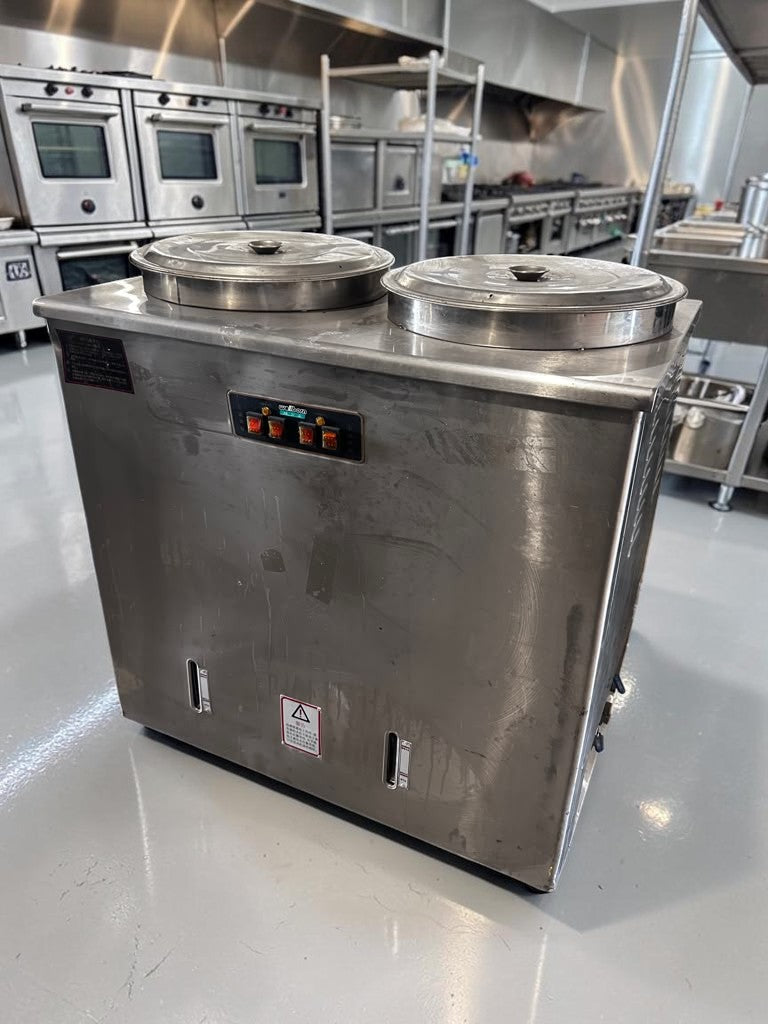 Prime Condition – Wellborn BS-65L2 – 130-Liter Double-Tank Electric Soup & Porridge Cooker – 15 kW – 220V – Fully Tested & Operational!