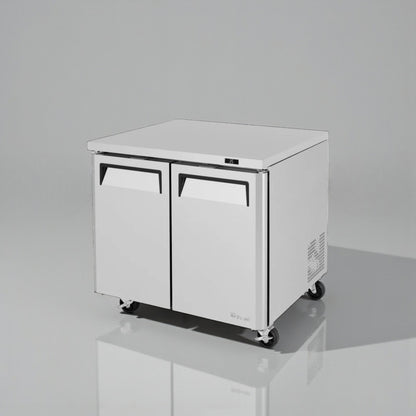 High-Grade Condition – Turbo Air MUR-36-N6 – M3 Series 36" Two-Section Undercounter Refrigerator – Stainless Steel – 9 Cu. Ft. – 115V – ETL / NSF Listed – Fully Tested & Operational!