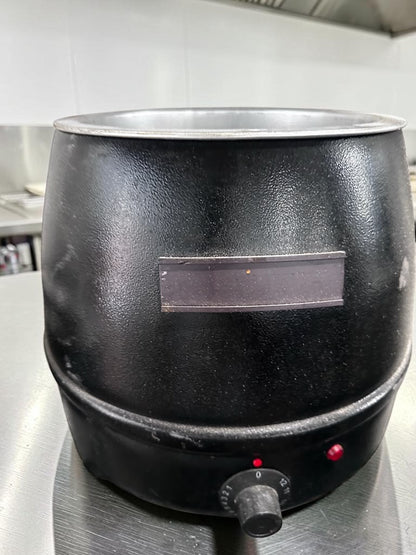 Dependable Condition – Winco ESW-66 – 10 Qt Deluxe Countertop Soup Warmer – Adjustable Thermostatic Control – 400W – Fully Tested & Operational!